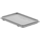 Tapa con gancho EF-D 32 para caja con dimensiones norma europea, gris