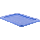 Tapa para caja apilable por giro tipo KS 18, azul