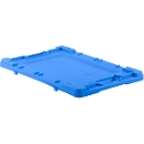Tapa para caja con dimensiones norma europea EFB 642/643/644, azul