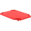 Tapa para caja con dimensiones norma europea FB 600, rojo