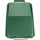 Tapa para cubo de basura 60 l, verde