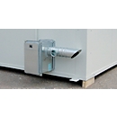 Technische ventilatie voor F-SAFE container voor gevaarlijke stoffen F90, explosieveilig, IP 55, tot 5-voudige luchtverversing