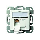 Telegärtner AMJ45 8/8 K UP/50 Cat.6A - Kabelkanal-Anschlussdose - CAT 6a - STP - RJ-45 X 2 - Alpine White