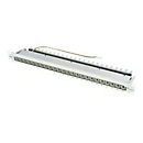 Telegärtner MPP24-HS - Patch Panel - CAT 6a - STP - RJ-45 X 24 - Hellgrau, RAL 7035