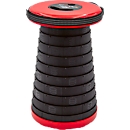 Teleskophocker WEDO® SITTOGO®NXT, zusammenschiebbar, höhenverstellbar, mit Umhängegurt, bis 150 kg, ABS-Kunststoff, rot