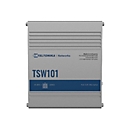 Teltonika TSW101 - Switch - 5 x 10/100/1000 - an DIN-Schiene montierbar, wandmontierbar - PoE+ - DC