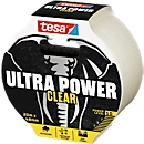 tesa® Montageband Ultra Power Clear, robust, temperatur-/wasser-/UV-beständig, von Hand einreißbar, 1 Rolle mit L 20 m x B 48 mm, transparent