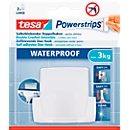 tesa Powerstrips duo hook Wave, for wet rooms, for items up to 3 kg, 1 piece