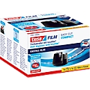 tesafilm® table tape dispenser Easy Cut Compact, black