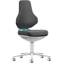 TEXON 2 Reinraum-Arbeitsstuhl Skintec schwarz, ESD- & Reinraum-konform, mit Rollen