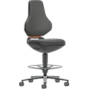 TEXON Arbeits- und Labordrehstuhl mit Stoffbezug, ergonomisch, Sitzhöhe 570–810 mm