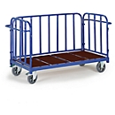 Three-walled trolley, 2000 x 840 mm, 1200 kg load capacity