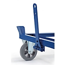 Tiller bar+coupling for pallet chassis