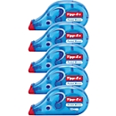 Tipp-Ex Mouse Korrekturroller, sofort überschreibbar, mit Verschlusskappe, Bandmaße L 10 m x B 4,2 mm, weiß, 4+1 Stück gratis