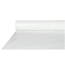 Tischdecke Papstar, L 50 m x B 800 mm, Stärke 45 μ, beidseitig verwendbar, wetterfest, abwaschbar, LDPE-Folie, weiß, 6 Rollen