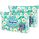 Toiletpapier Regina kamillepapier, 3-laags, kamillegeur, zacht & absorberend, FSC® papier, wit met bloemenprint, 112 rollen met elk 150 vellen.
