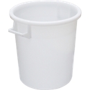 Ton, van HDPE, stapelbaar 50 liter, naturel