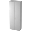 TOPAS LINE cabinet, filing/wardrobe cabinet, 6 file heights, W 800 mm, light gray