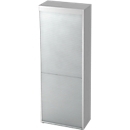 TOPAS LINE roller shutter cabinet, vertical, 6 file heights, light gray