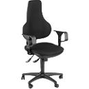 Topstar Bürostuhl ERGO POINT, Synchronmechanik, ohne Armlehnen, Spezial-Bandscheibensitz, schwarz
