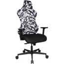 Topstar Bürostuhl Sitness RS Sport Camouflage, mit Armlehnen, 3D-Synchronmechanik, Muldensitz, Kopfstütze, grauweiss/schwarz