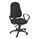 Topstar bureaustoel SUPPORT 100, synchroonmechanisme, zonder armleuningen, instapmodel, zwart