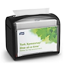 Tork® Serviettenspender Xpressnap Fit® 272611, Einzelblattausgabe, Füllstandanzeige, Werbefläche, L 150 x B 201 x H 155 mm, Kunststoff, schwarz