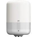 Tork® toilet paper dispenser 559000, inside unwinding, high capacity, locking mechanism, plastic, white