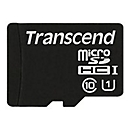 Transcend Premium - Flash-Speicherkarte (microSDHC/SD-Adapter inbegriffen) - 16 GB - UHS-I U1 / Class10 - microSDHC UHS-I