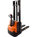 Transpalette électrique avec timon SWE 100 Staxio, hauteur de levage 2700 mm