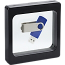 Transparante verpakking (voor USB-stick) FRAME, zwart