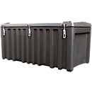 Transport- en platformkist CEMO CEMbox 750, polyethyleen, 750 l, L 1700 x B 840 x H 800 mm, stapelbaar, antraciet