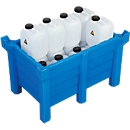 Transport- en stapelbakken, gesloten, 90 l