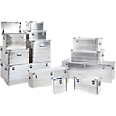 Transportbox Alutec INDUSTRY 30, Aluminium, 30 l, L 430 x B 355 x H 277 mm, mit Stapelecken, stabiler Deckel