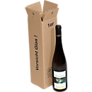 Transportdozen voor wijnflessen, L 105 x B 105 x H 385 mm, 1 fles/doos, 20 stuks