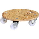 Transportroller Wagner OSB 1171, Ø 380 mm, draagvermogen 250 kg, met ergonomisch handvat, rond