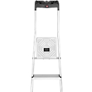 Trapladder Hailo L60, EN 131, met multifunctionele schaal en scharnierbescherming, tot 150 kg, 3 treden