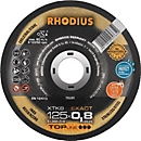 Trennscheibe XTK8 D125x0,8mm gekr.INOX Bohr.22,23mm RHODIUS