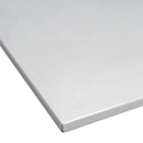 Treston LPL tafelblad QuatreX, melaminehars gecoat, randbescherming, B 1836 x D 750 x H 25 mm, lichtgrijs RAL 7035