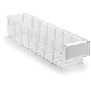 TRESTON magazijnlade 4010, B 92 x D 400 x H 82 mm, 1,9 l, transparant