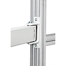 Treston QuatreX support universel avec bras, pivotant, jusqu'à 15 kg, longueur de bras 460 mm, conducteur ESD, gris clair RAL 7035