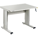 Treston Workbench WB series, ESD-conductor, with crank handle, height adjustable, 1073 mm