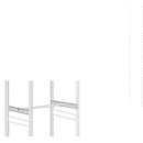 Tringle à vêtements pour rayonnage Système R3000, L 995 mm