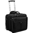 Trolley LIGHTPAK BRAVO 2 Executive Line, con asa de transporte y ruedas, nailon, negro