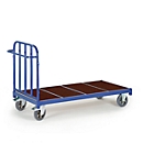 Trolley with front wall, 1640 x 880 mm, load capacity 1200 kg
