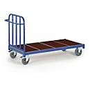 Trolley with front wall, 2040 x 880 mm, load capacity 1200 kg
