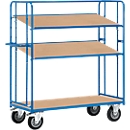 Trolley with shelves, 1430 x 620 x 1560, 3 shelves