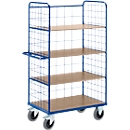 Trolley with wire mesh floors, L 1000 x W 700 mm