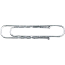 trombones, ondulé, galvanisé, avec pointe en boule, 100 p., longueur 77 mm