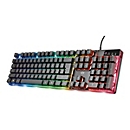 Trust GXT 835 Azor - Tastatur - hintergrundbeleuchtet - USB - QWERTZ - Deutsch